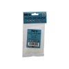 100PCS BEYAZ  2.5X100MM  PLASTİK CIRT KELEPÇE (4549)