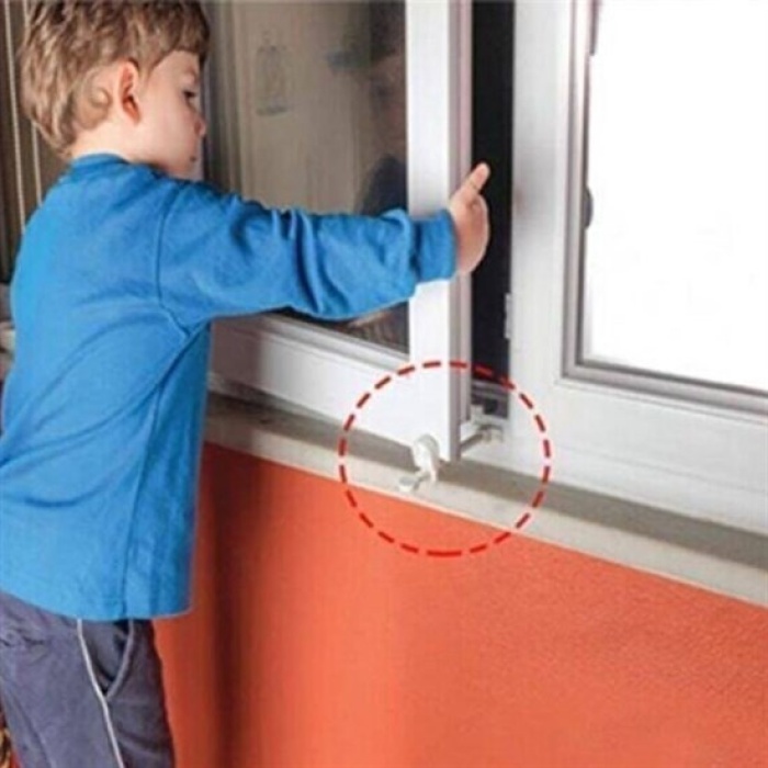 Bebek Çocuk Evcil Hayvan Güvenlik Ayarlanabilir Koruyucu Pencere Havalandırma Kilidi 