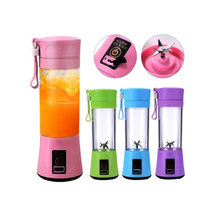 MATARA MODELİ TAŞINABİLİR USB ŞARJLI BLENDER 380ML. 