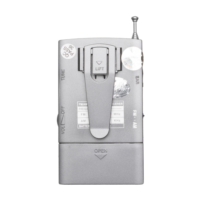 GRİ RENK CEP TİPİ ANALOG FM RADYO VS-R106 