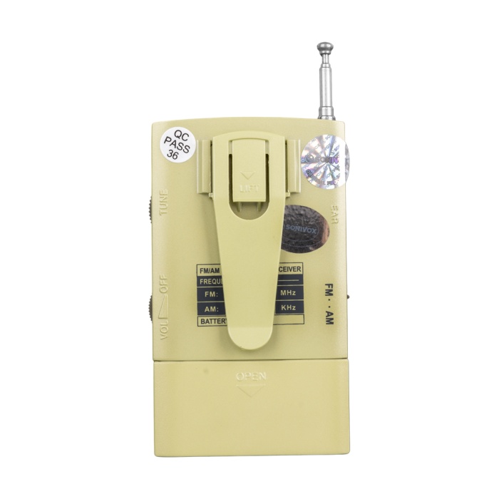 GOLD RENK CEP TİPİ ANALOG FM RADYO VS-R106 