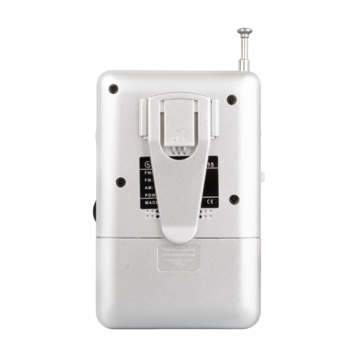 GÜMÜŞ RENK CEP TİPİ ANALOG FM RADYO VS-R115 