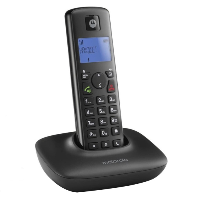 MOTOROLA T401 + SİYAH DECT TELSİZ TELEFON 