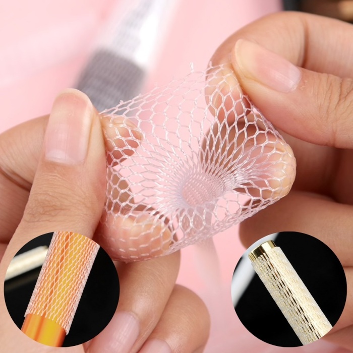 Makyaj Far Allık Kontür Eyeliner Fırça Malzemeleri Ürünleri Koruyucu File Kapak Örgü Kılıf Set 20li 