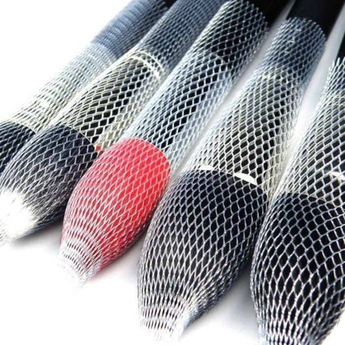 Makyaj Far Allık Kontür Eyeliner Fırça Malzemeleri Ürünleri Koruyucu File Kapak Örgü Kılıf Set 20li 