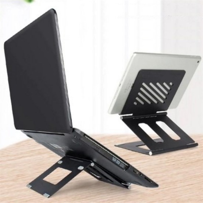 Ayarlanabilir Metal Dizüstü Destek Tabanı Katlanabilir Taşınabilir Laptop Sehpası Standı 