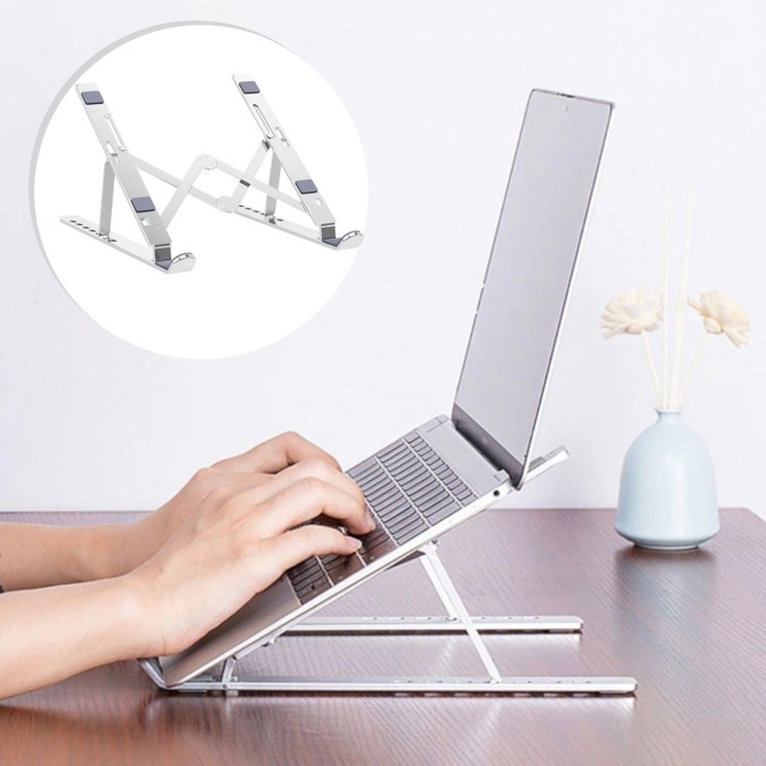 Ayarlanabilir Dizüstü Destek Tabanı Tamamen Katlanabilir Taşınabilir Laptop Yükseltici 