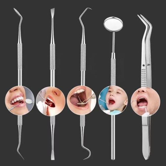 6 Parça Kutulu Ağız Bakımı Diş Bakım Seti Ağız Hijyen Takımı 