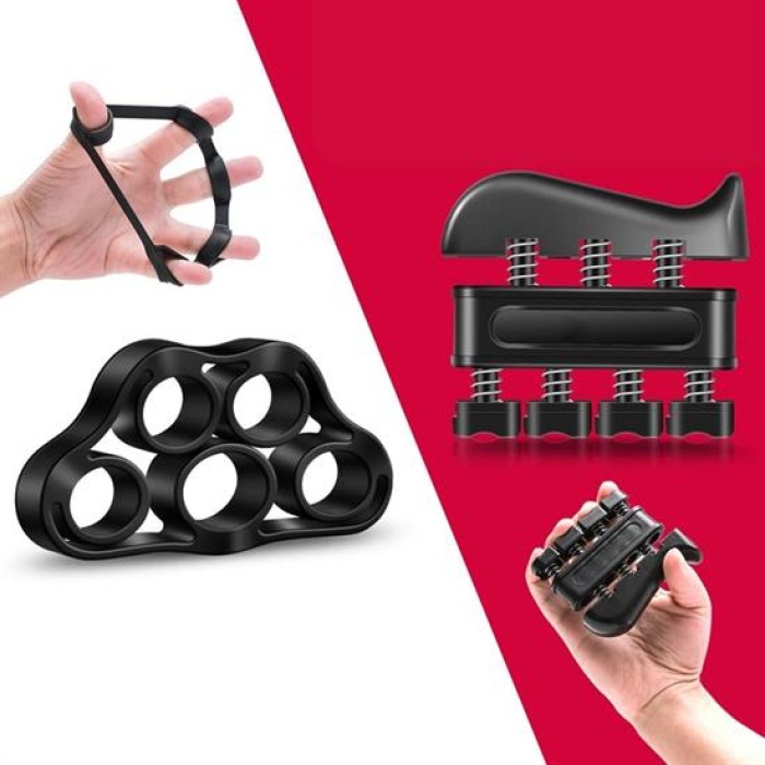 5 Parça El, Kol ve Parmak Egzersiz Spor Aletleri Seti Fitness Takımı 