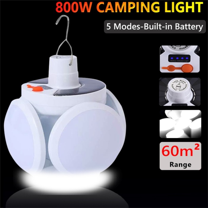Solar 5 Kanatlı Kamp Lambası 