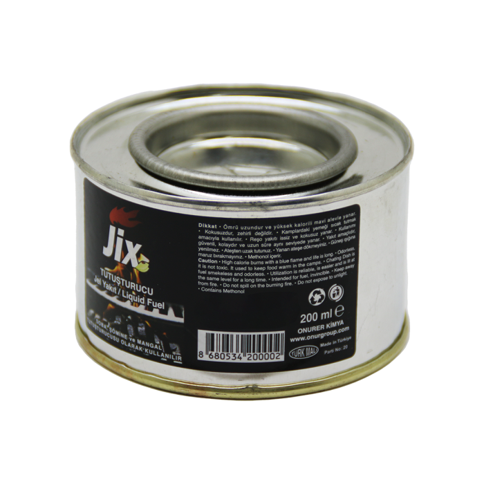 JİX TUTUŞTURUCU 200ML TENEKE JEL YAKIT 
