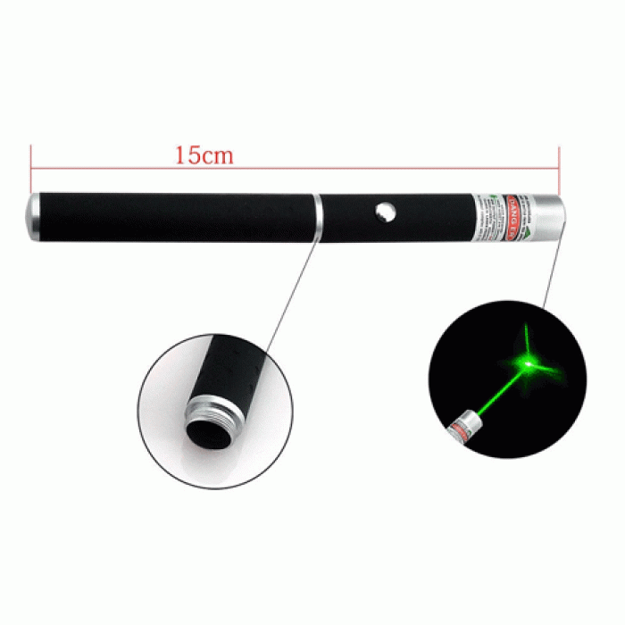 Yeşil Lazer Pointer 500 mW 15 Km Etkili (Tek Başlık 5 Model) 