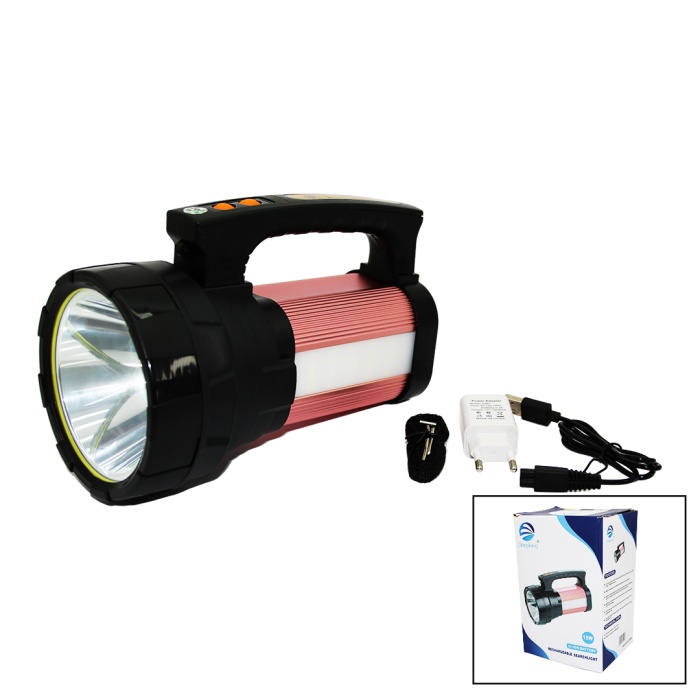2İN1 15W COB LED - 28LED ŞARJLI EL FENERİ - PROJEKTÖR1000MT- POWERBANK - SU GEÇİRMEZ 