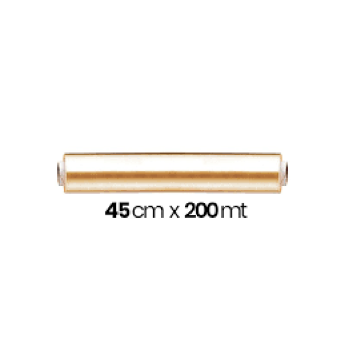 45CM X 200MT PVC GIDA STREÇ FİLM DÖKME 