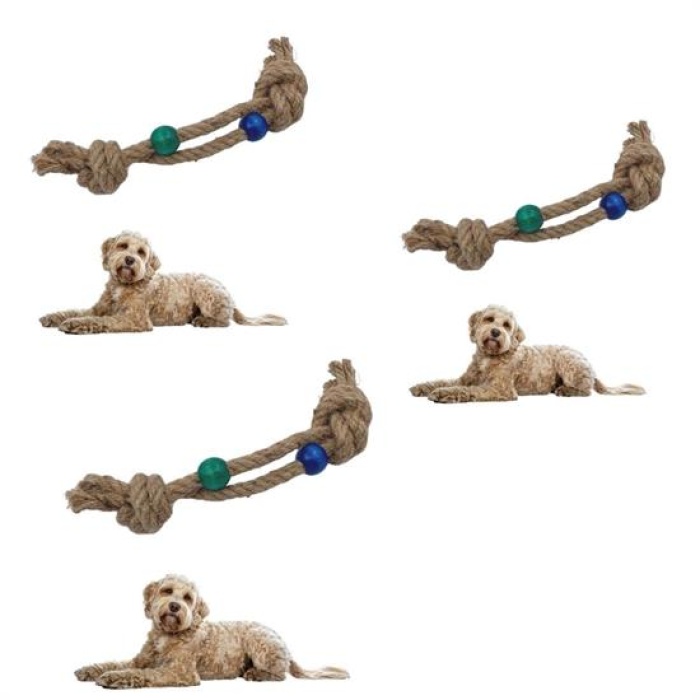 Diş Kaşıma İpi Köpek Oyuncağı Diş Güçlendirme Temizleme İpi Köpek Oyun Halatı 
