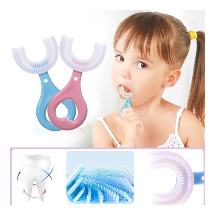 U Tipi Bebek Ağız Bakım ve Diş Fırçası 