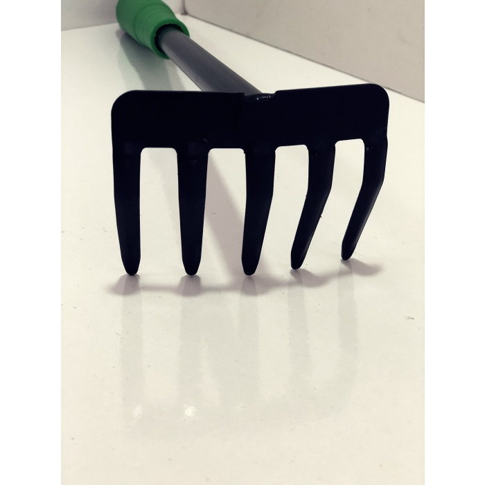 3 Parça Bahçe Seti - Çapa Tırmık Kazma Set 