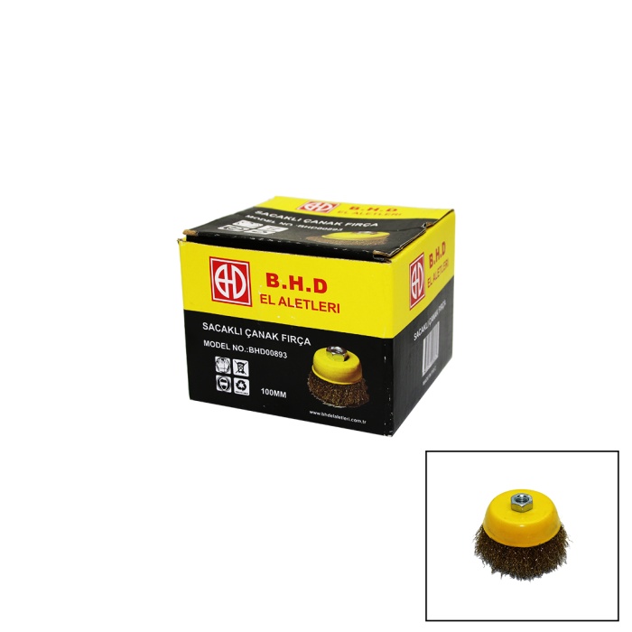 100MM SAÇAKLI ÇANAK FIRÇA 