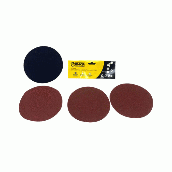 CIRTLI DİSK ZIMPARA 115MM YEDEKLİ 