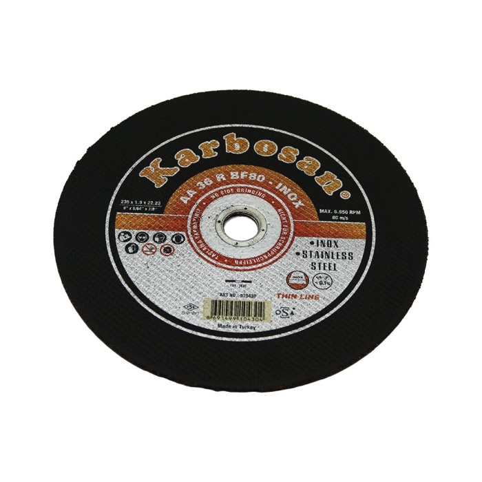 İNOX METAL KESİCİ DİSK 230MMX1.92X22 