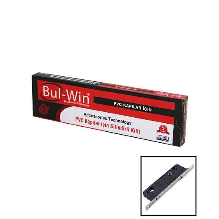 SİLİNDİRLİ PVC KAPI KİLİT P35MM 