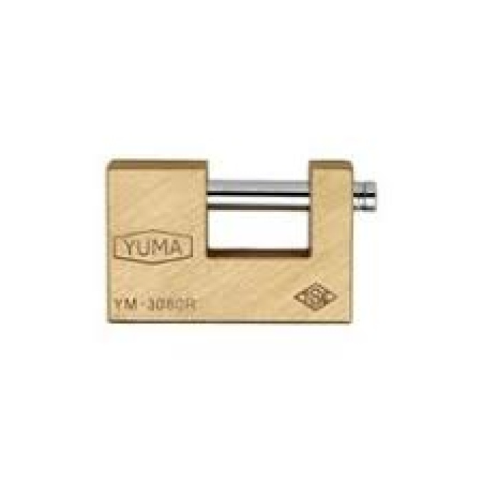 GENİŞ - SARI KAYAR MİLLİ PİMLİ KİLİT 80MM 