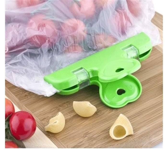 2&apos;li Pratik Torba Paket Ve Poşet Kapatıcı Kilitli Klips Mandal 