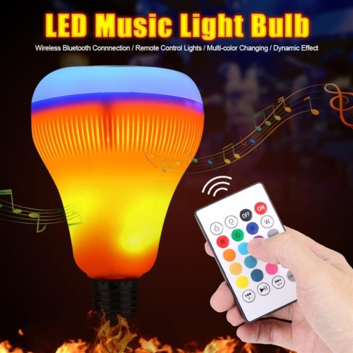 Kumandalı Bluetooth Hoparlör Ampul LD-37 
