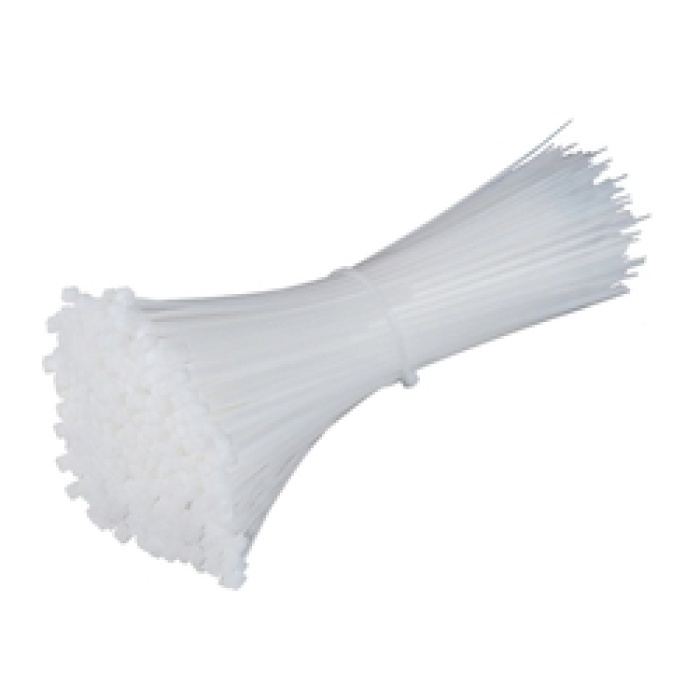 PLASTİK ÇIRT KELEPÇE 100 PARÇA BEYAZ 2.5X100MM 