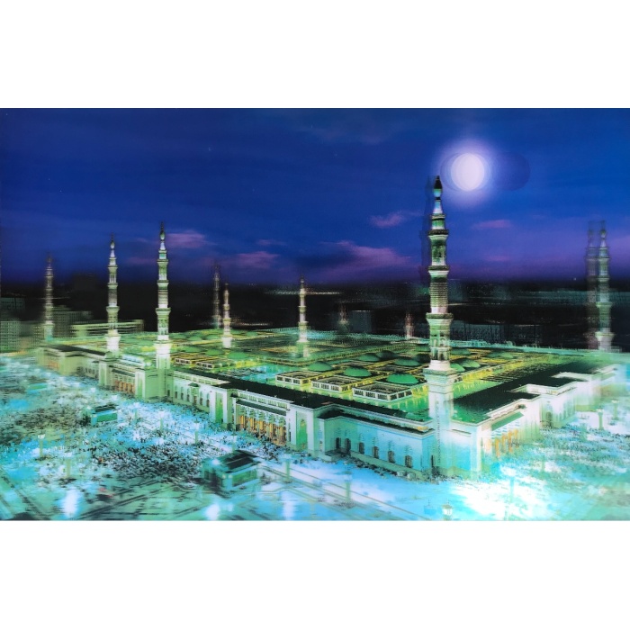 5D Elmas Boyama Ekstra Çözünürlüğe Sahip Medine Resmi Tablosu 40x60 cm 