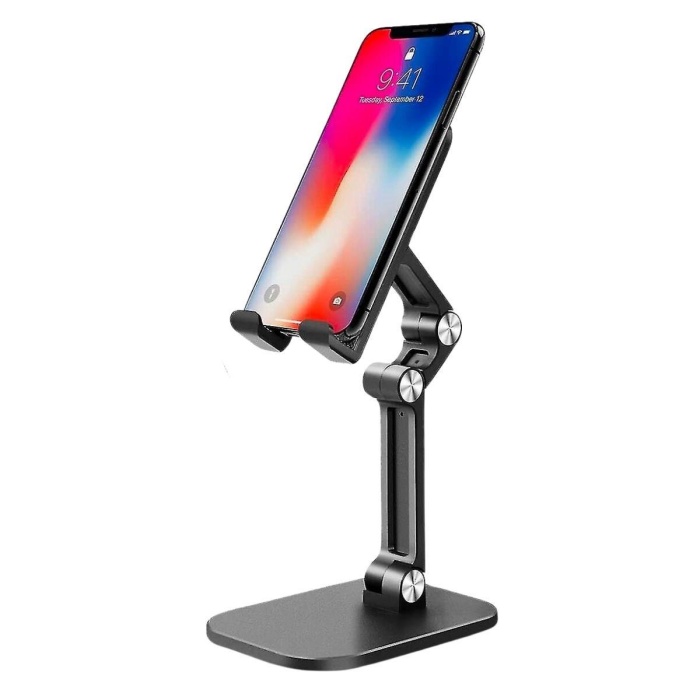 Plastik Ayarlanabilir Kaydırmaz Taban Telefon Tablet Standı 