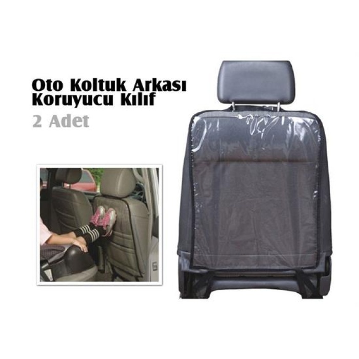 Araç içi Oto Koltuk Arkası Koruyucu Set Kılıf Ayak İzi Koruma Kılıfı 