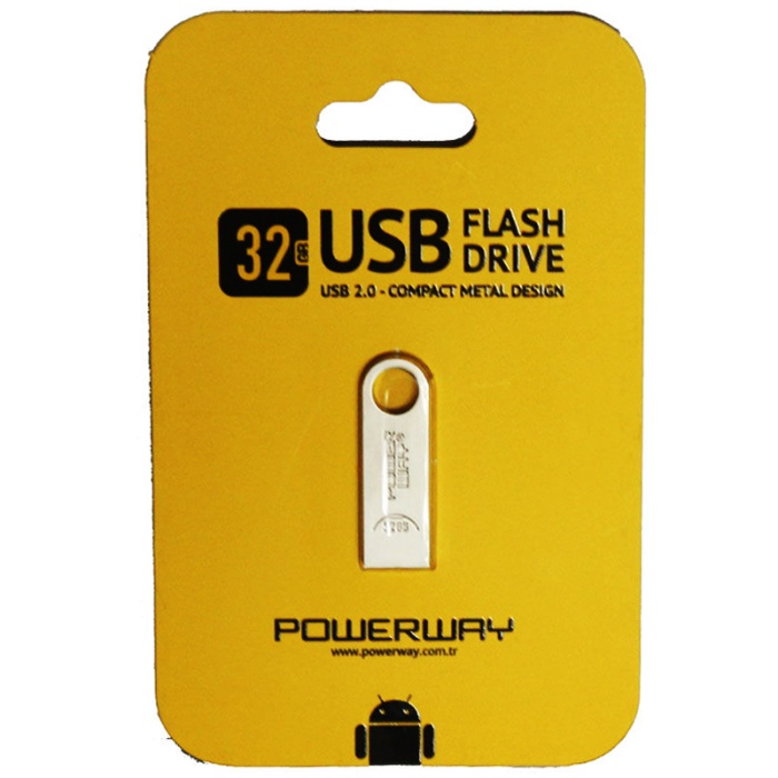 32 GB METAL USB 2.0 FLASH BELLEK 