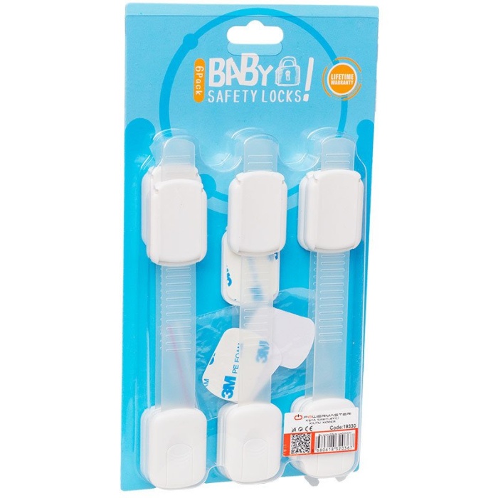 DOLAP VE ÇEKMECE KİLİTLİ KEMER 6LI SET 