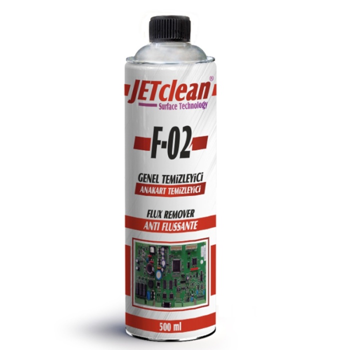 JETCLEAN F-02 500 ML FLUX ANAKART TEMİZLEME SPREY 