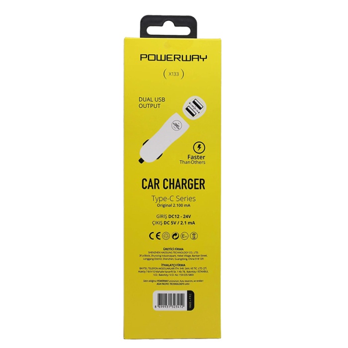 3.1A TYPE-C ARAÇ ÇAKMAKLIK ŞARJ ALETİ 
