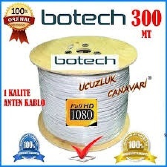 300MT KOAKSİYEL UYDU ANTEN KABLO RG 6/U4L 