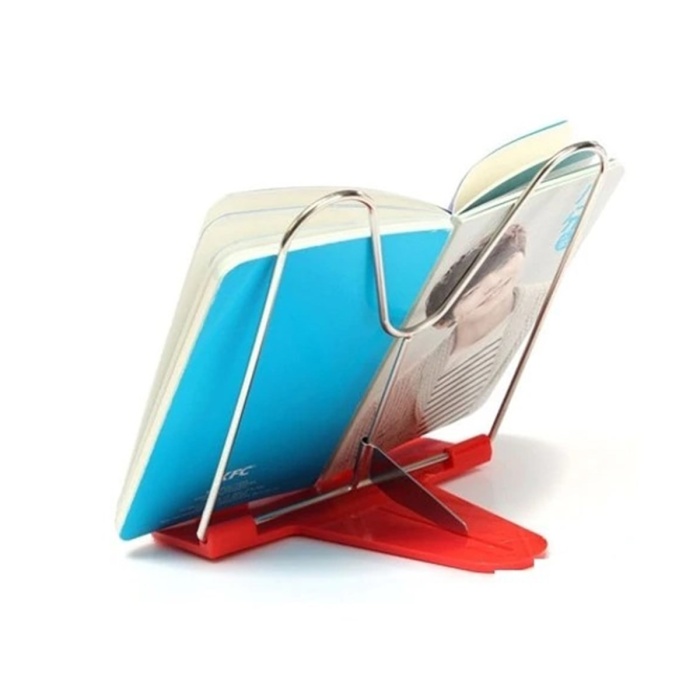 Portatif Ayarlanabilir Metal Kitap Okuma Standı Aparatı Aleti 