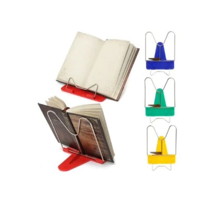 Portatif Ayarlanabilir Metal Kitap Okuma Standı Aparatı Aleti 