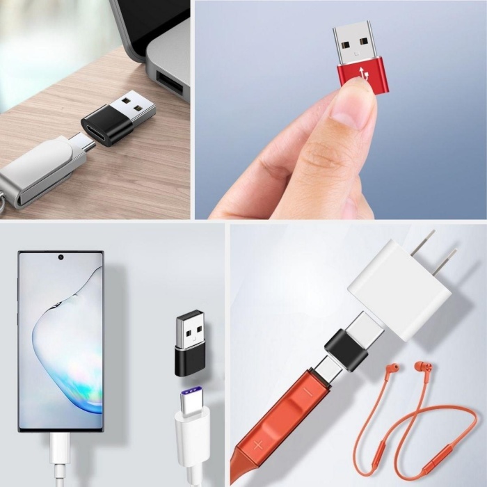 USB&amp;apos;den TYPE-C &amp;apos;ye Dönüştürücü Adaptör Veri Aktarımı Sağlayıcı Şarj Data Çevirici 