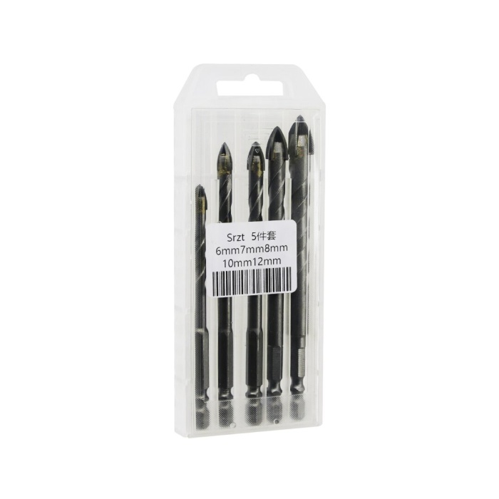 OK UCU TİPLİ   5PCS   ÇOK AMAÇLI MATKAP UCU   6-7-8-10-12MM 