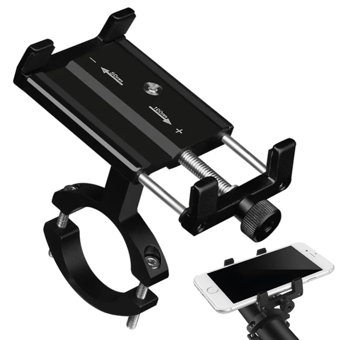 MT15 MOTOSİKLET BİSİKLET SCOOTER İÇİN DAYANIKLI GİDON UYUMLU CNC ALÜMİNYUM TELEFON TUTUCU 