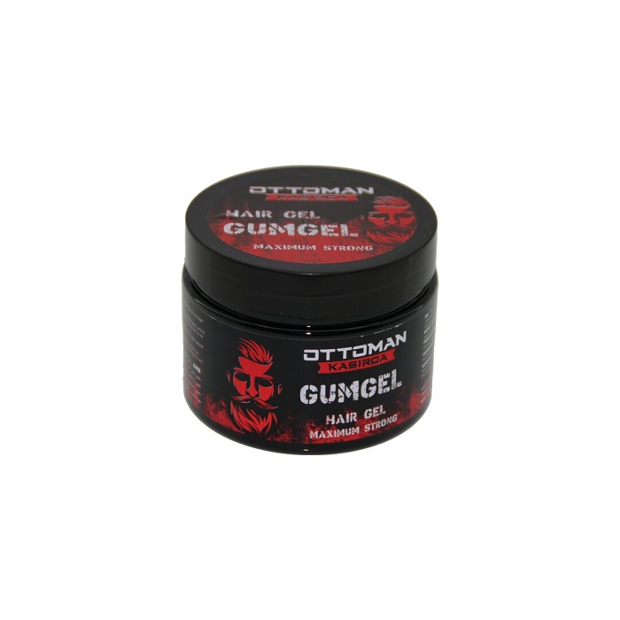 OTTOMAN KASIRGA  350ML   GUMGEL   SİYAH - KIRMIZI   MAXIMUM STRONG  SAÇ JÖLESİ 