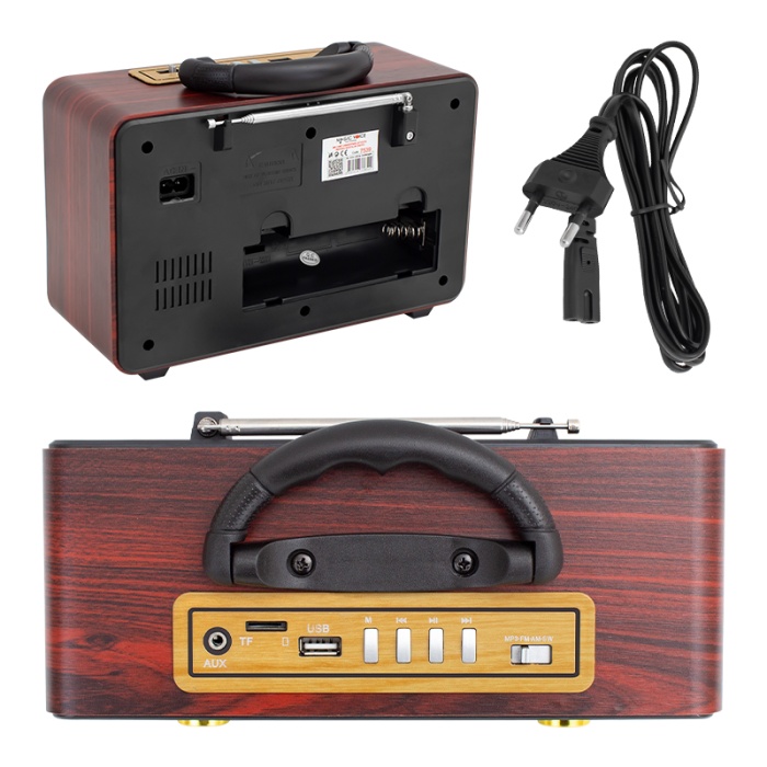 MAGICVOICE MV-115BT USB/SD/FM/BLUETOOTH DESTEKLİ NOSTALJİK RADYO 
