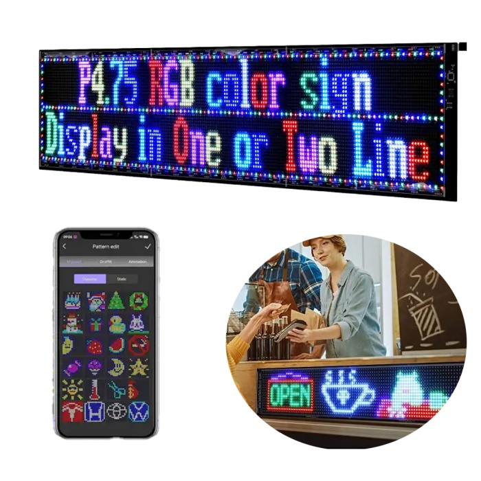 23,2X102CM KAYAN YAZI LED TABELA 