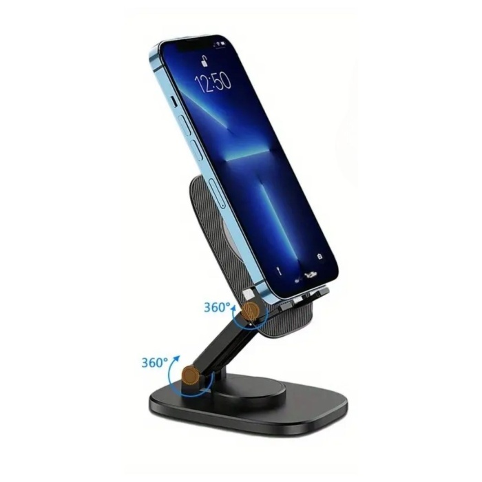 360 Döner Masaüstü Mobil Telefon Tutucu Standı 