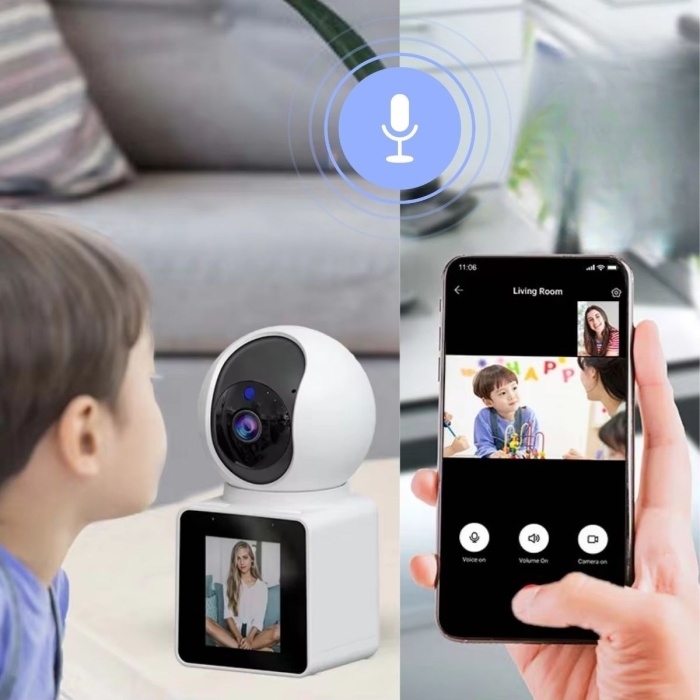 Wifi Bağlantılı Görüntülü Görüşme Sağlayabilen Ev Tipi Güvenlik Kamerası 