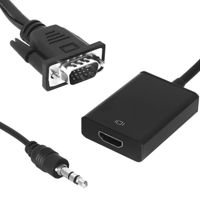 VGA ERKEK TO HDMI DİŞİ DÖNÜŞTÜRÜCÜ KABLO (4549)
