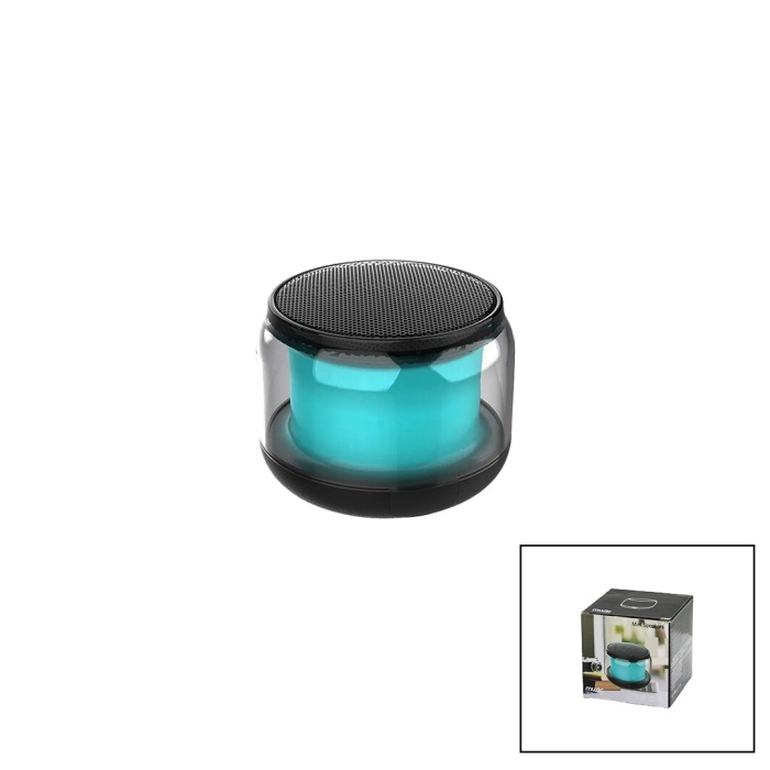 KAVANOZ MODELİ - MİKA GÖVDEB LUETOOTH WİRELESS MİNİ HOPARLÖR SPEAKER USB ŞARJLI - IŞIKLI5W (4549)