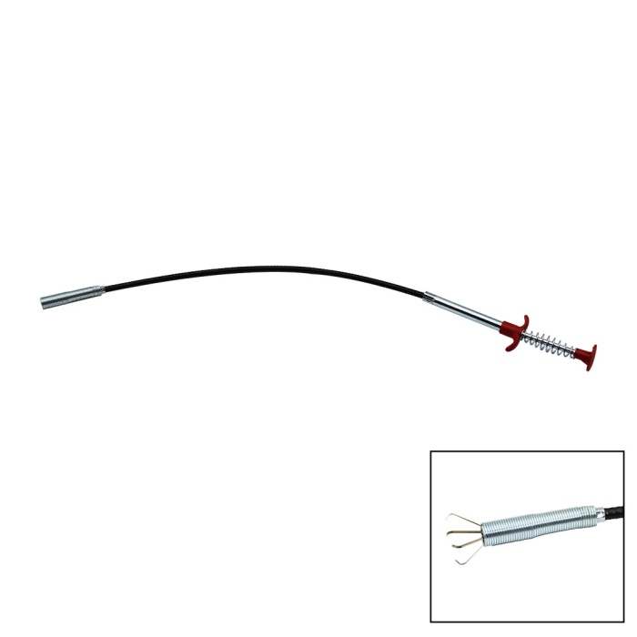 60CM YAYLI LAVABO - GİDER TEMİZLEME KISKAÇ ÇUBUK (4549)